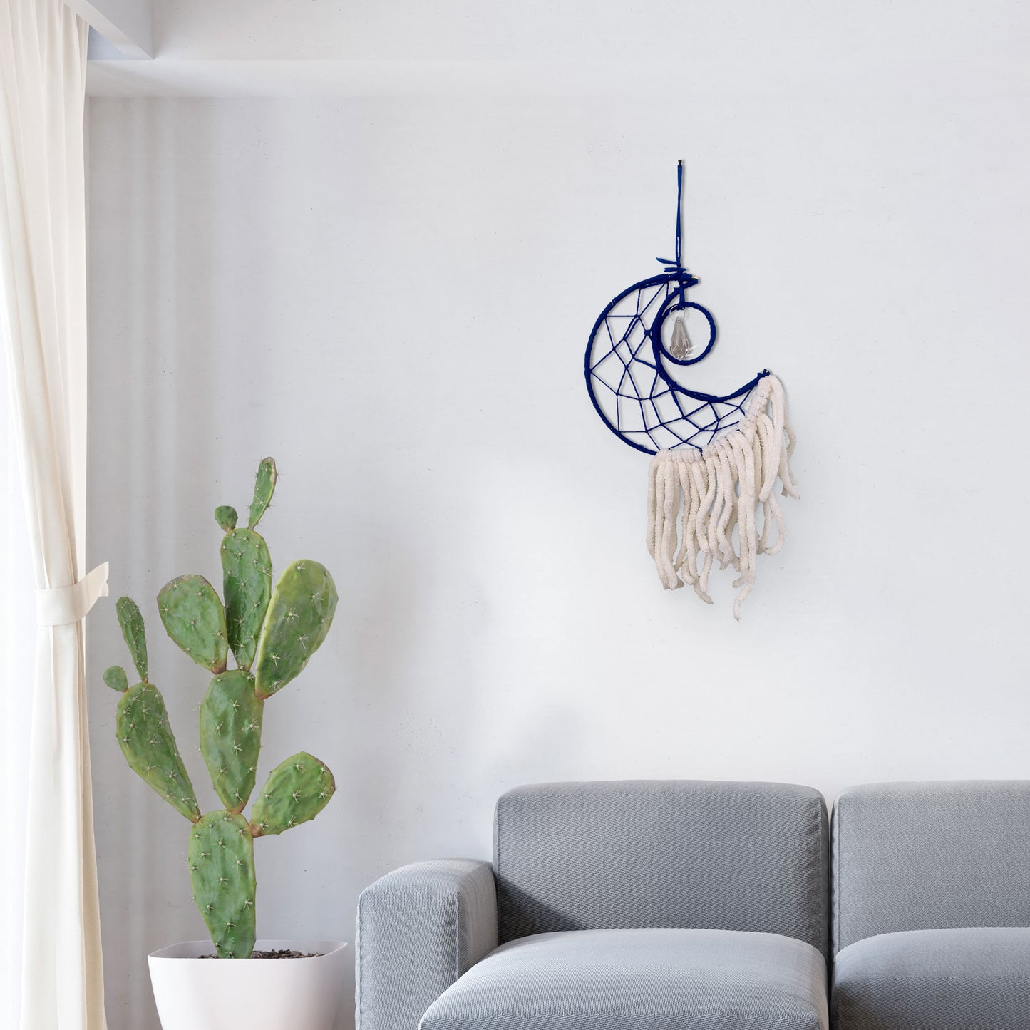 Blue Moon (Crescent & Circle) Dream Catcher