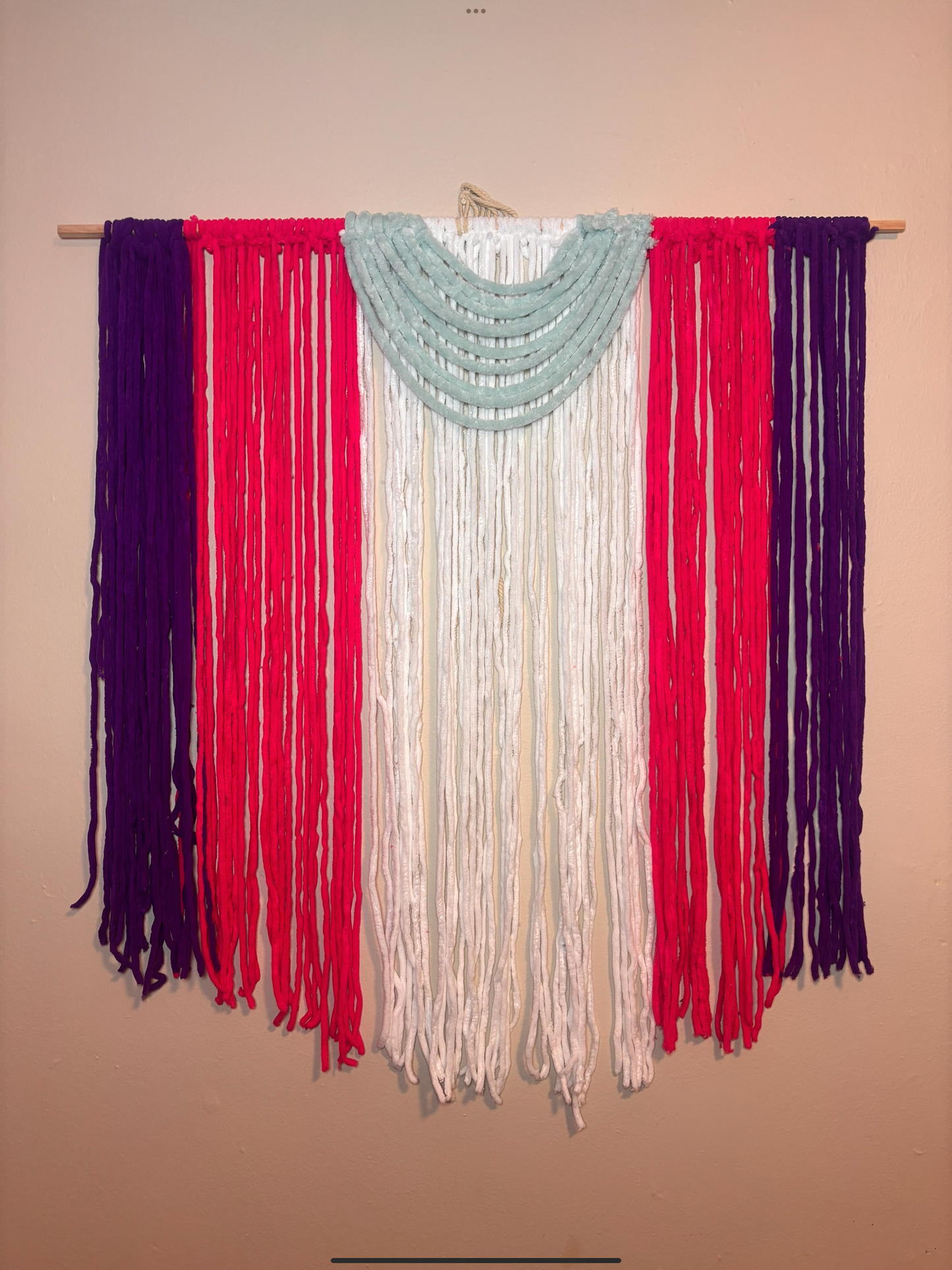 Tropical Artisan — Handmade Yarn Macramé Wall Décor