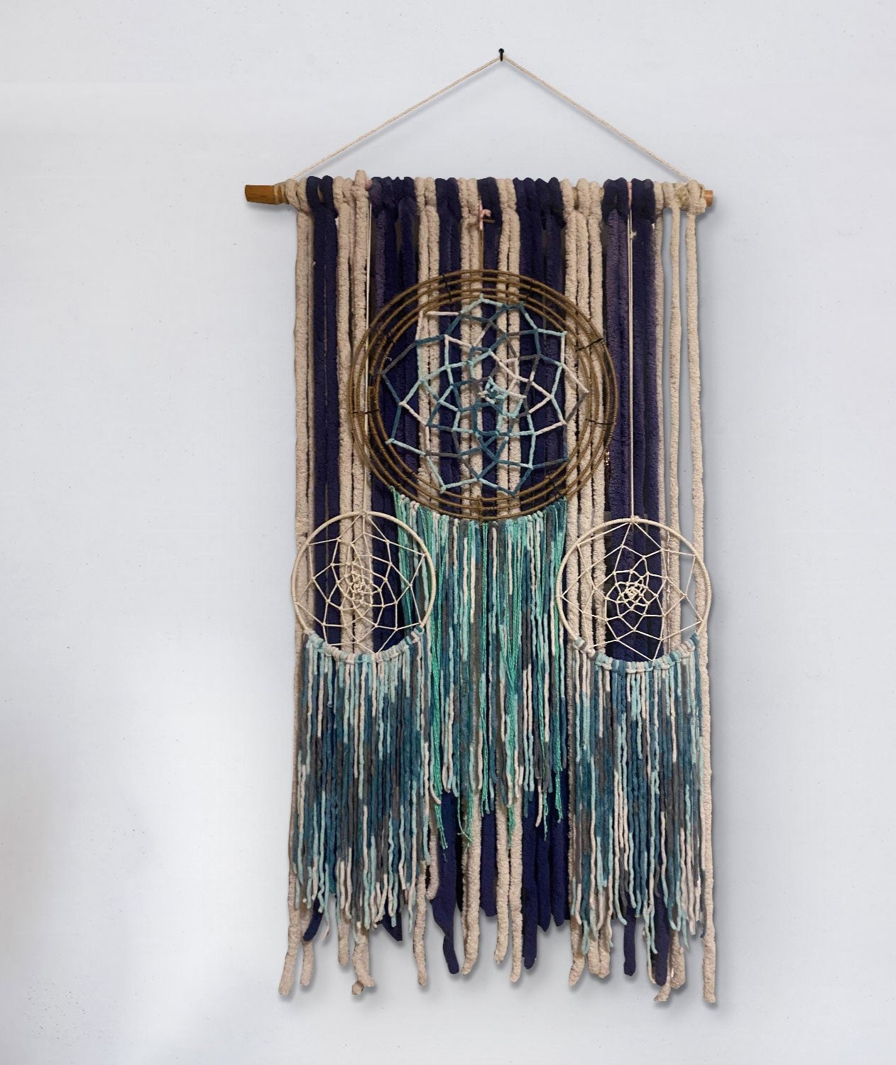 Sensational Triple Ring Dream Catcher Curtain By M.Y