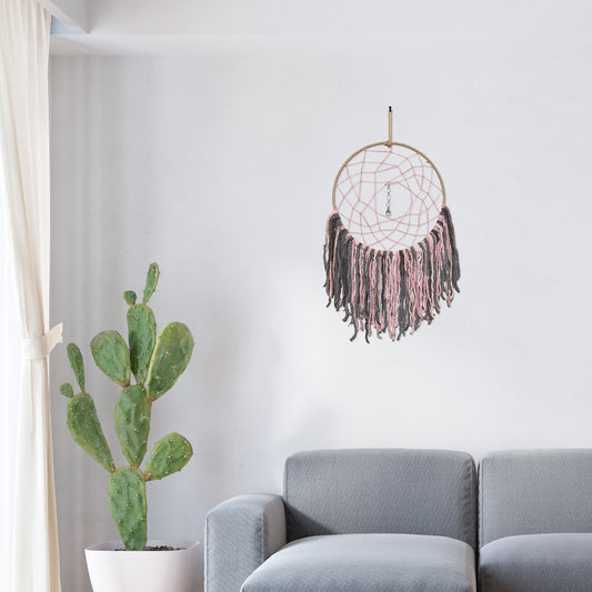 Pink & Gray Martian Yonkz Dream Catcher