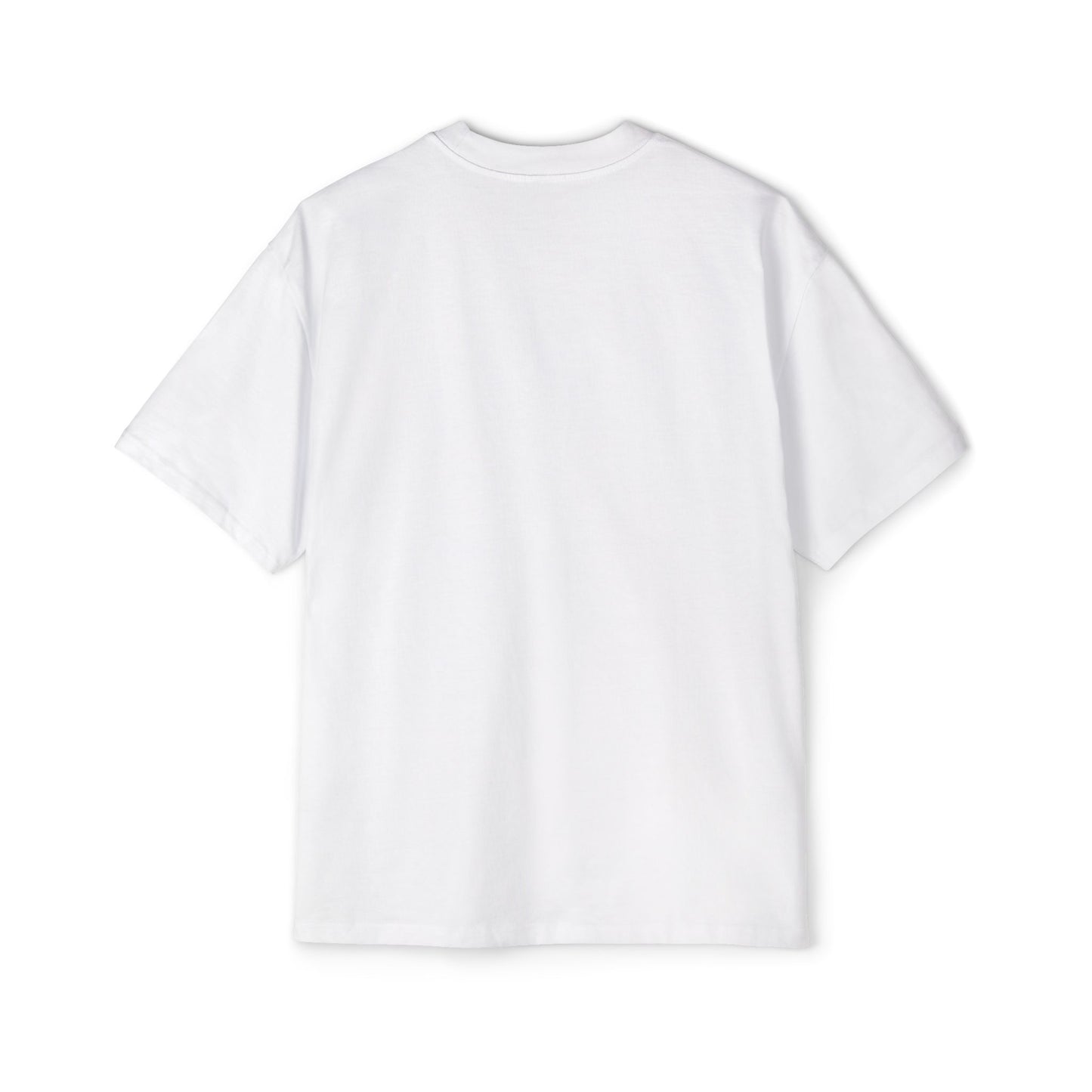 White Noise SoundWaves Men's Heavy Oversized Tee