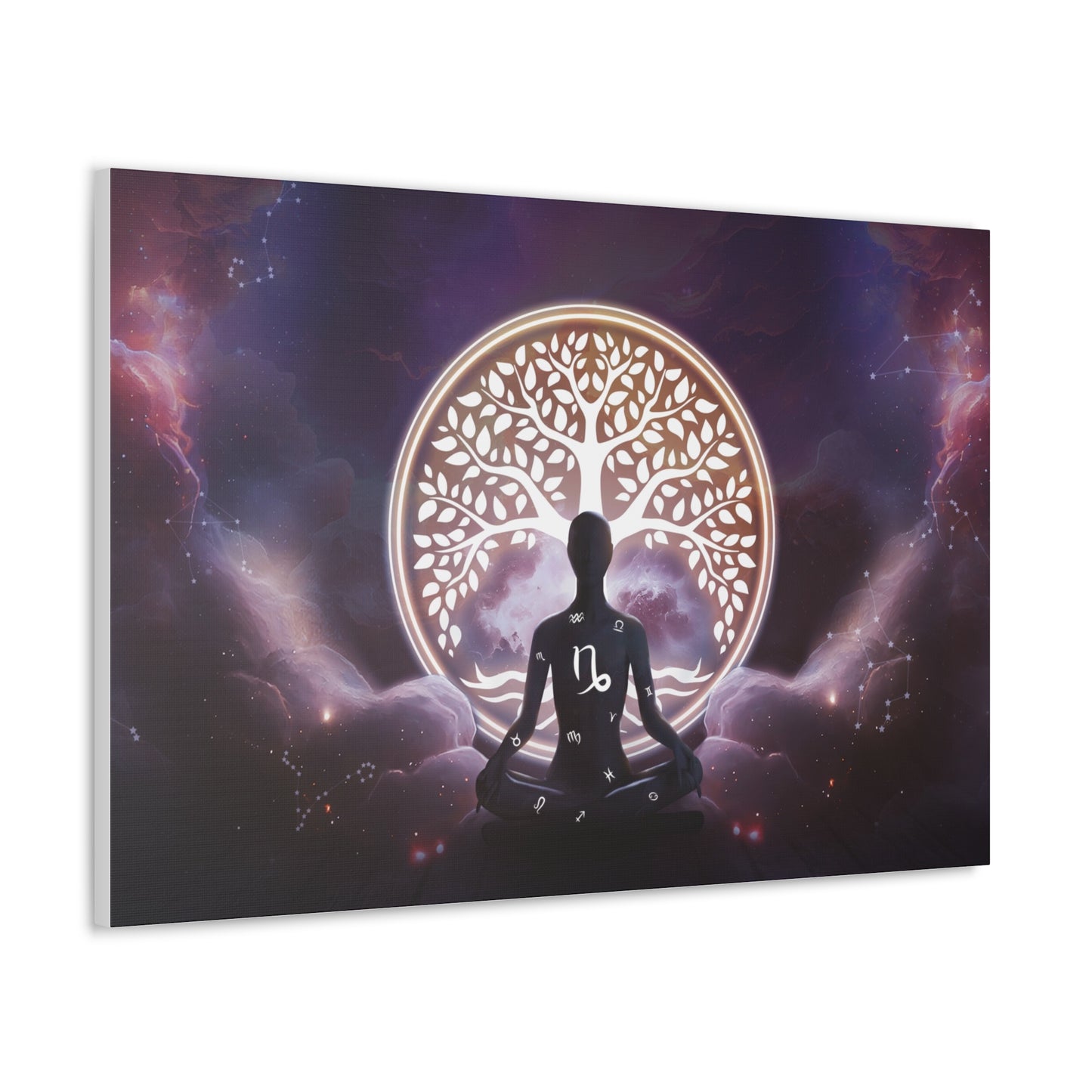 Capricorn Zodiac Wall Art [Gold]