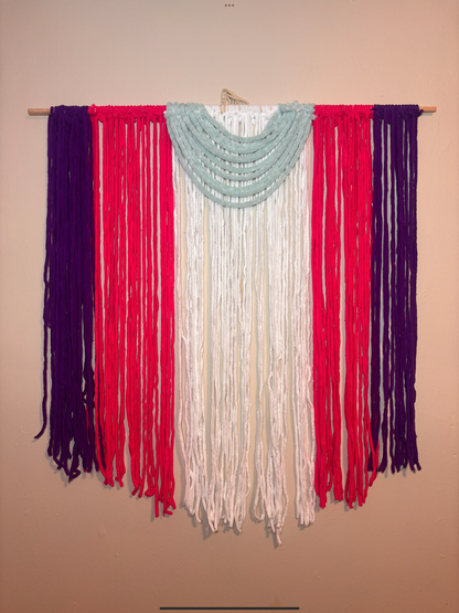 Tropical Artisan — Handmade Yarn Macramé Wall Décor