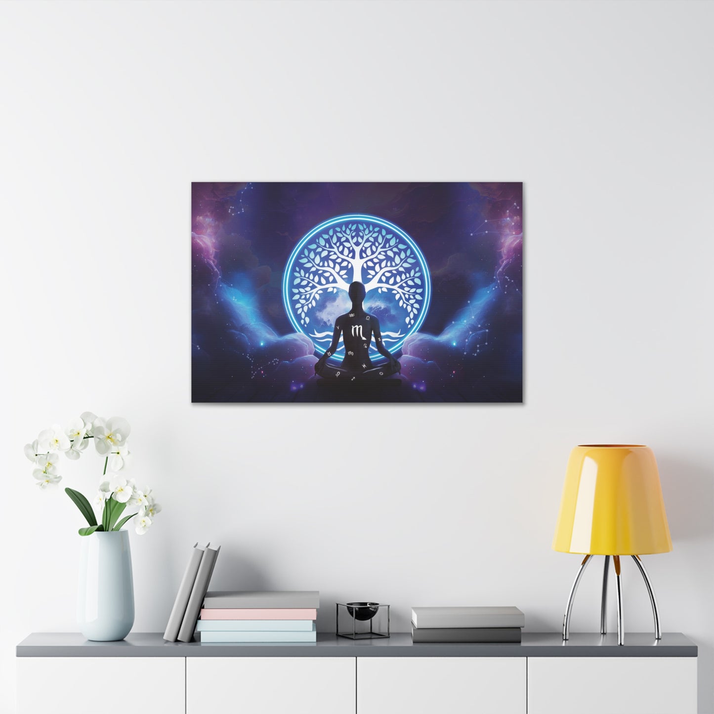 Scorpio Zodiac Wall Art [Blue]